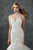 Rachel Allan - M660 Beaded Lace Mermaid Wedding Gown With Cape in White