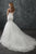 Rachel Allan - M660 Beaded Lace Mermaid Wedding Gown With Cape in White