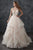 Rachel Allan - M664 Ruffled Plunging Sweetheart Bridal Gown in Pink and White