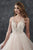 Rachel Allan - M664 Ruffled Plunging Sweetheart Bridal Gown in Pink and White
