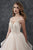 Rachel Allan - M664 Ruffled Plunging Sweetheart Bridal Gown in Pink and White