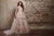 Rachel Allan - M667 Off-Shoulder Ruffled Bridal Gown in Pink and Neutral