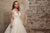 Rachel Allan - M668 Floral Appliqued Scoop Bridal Gown in White