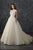 Rachel Allan - M668 Floral Appliqued Scoop Bridal Gown in White