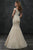 Rachel Allan - M678 Mermaid Bridal Gown with Overskirt in White and Neutral