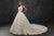 Rachel Allan - M679 Illusion Bateau Ballgown Bridal Dress in White and Neutral