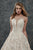 Rachel Allan - M679 Illusion Bateau Ballgown Bridal Dress in White and Neutral