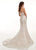 Lo'Adoro by Rachel Allan - M724 Strapless Sheer Cutout Wedding Gown In White