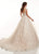 Lo'Adoro by Rachel Allan - M728 Floral Lace Accent Tulle Bridal Dress In White