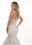 Lo'Adoro by Rachel Allan - M737 Strapless Embroidered Mermaid Gown In White
