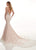 Lo'Adoro by Rachel Allan - M739 Low Scoop Back Mermaid Bridal Gown In White and Neutral