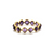 Tresor Collection - Amethyst Square Ring Band in 18K Yellow Gold
