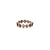 Amethyst Square Ring Band in 18K Yellow Gold