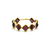 Tresor Collection - Amethyst Square Ring Band in 18K Yellow Gold
