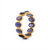 Tresor Collection - Gemstone Faceted Oval Stackable Ring Band in 18k Yellow Gold
