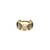 Gemstone Ring Band in 18k Yellow Gold