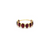 Gemstone Ring Band in 18k Yellow Gold