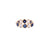 Tresor Collection - Gemstone Faceted Oval Stackable Ring Band in 18k Yellow Gold