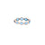 Tresor Collection - Multicolor Stones Marquise Ring Band In 18k Blue Topaz