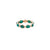 Tresor Collection - Multicolor Stones Marquise Ring Band In 18k Emerald