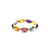 Tresor Collection - Multicolor Stones Marquise Ring Band In 18k Amethyst and Citrine