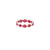 Tresor Collection - Multicolor Stones Marquise Ring Band In 18k Ruby