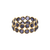 Tresor Collection - Rhodolite Double Row Ring Band In 18K Lolite