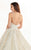 Lo'Adoro by Rachel Allan - M743 Bedazzled Deep Sweetheart Mermaid Gown In White and Neutral