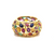 Tresor Collection - Multicolor Spinal, Multicolor Tourmaline, Emerald, Ruby & Sapphire Ring in 18k Yellow Gold