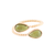 Tresor Collection - Green Tourmaline Pear Shaped Ring in 18k Yellow Gold