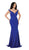 May Queen Sweetheart Notch Off Shoulder Sheath Gown MQ1489 - 1 pc Ivory in Size 16
