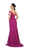 May Queen - MQ1489 Off Shoulder Long Sheath Evening Gown