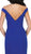 Off Shoulder Long Sheath Evening Gown