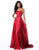 Sherri Hill - 51631 Sexy Lace-Up Back A-Line Long Evening Dress In Red
