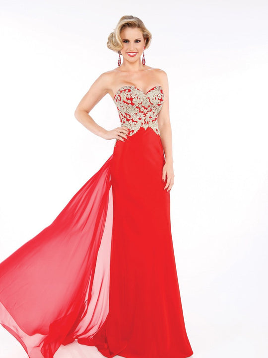 TB Evenings by Mon Cheri - MCE11608 Dress In Red