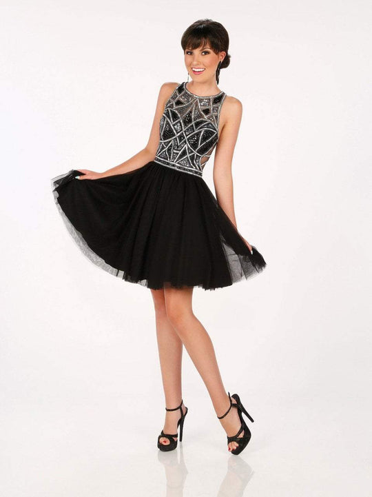 Shorts by Mon Cheri - MCS11620 Dress in Black