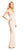 Aidan Mattox - MD1E200817 Sequin Embellished Sleeveless V Neck Gown in Neutral