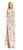 Aidan Mattox - MD1E200818 Cold Shoulder Popover Haltered Gown in Gold