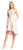 Aidan Mattox - MD1E200972 Halter Neck Embellished High Low Dress in Neutral