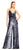 Aidan Mattox - MD1E201690 Spaghetti Straps Sequined Jumpsuit in Gray