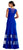 Aidan Mattox - MD1E203970 Sleeveless Illusion Panel Mermaid Dress In Blue