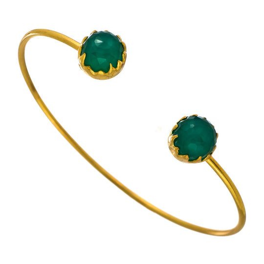 Maleficent Dome Gemstone Bangle