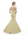 Morrell Maxie - 15826 Two Piece Lace Mermaid Dress in Yellow