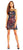 Aidan Mattox - Lace Embroided Illusion Jewel Cocktail Dress MN1E201314 In Black and Multi-Color