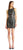 Aidan Mattox - MN1E202899 Embroidered Sequined Jewel Neck Sheath Dress In Gold and Multi-Color