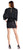 Aidan Mattox - MN1E203227 Cap Sleeve Bateau Sheath Dress In Black and Multi-Color