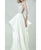 MNM Couture - G0693 Sheer Quarter-Length Sleeve Evening Gown in White