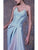 MNM COUTURE - G1023 Strapless Sweetheart Trumpet Dress With Train In Blue