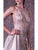 MNM COUTURE - G1030 Embellished Deep Halter V-neck A-line Gown In Neutral