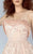 MNM COUTURE - G0856 Fringe Semi-Sweetheart A-line Dress In Pink